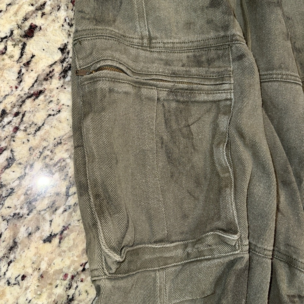 Dressed In LALA Canvas Parachute Pants Streetwear Sz M Oversized Hip Hop - Picture 7 of 16